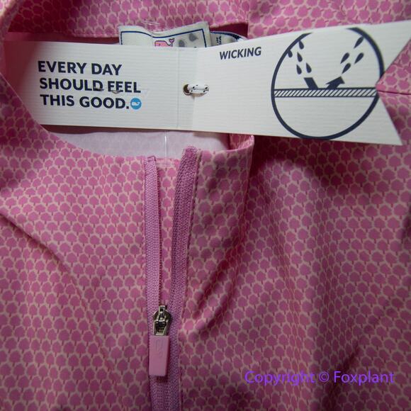 New! Vineyard Vines Sleeveless Golf Dress Pink Cloud forest Geo, size XS - Picture 13 of 16